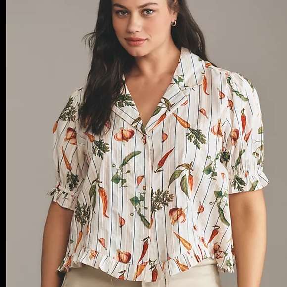 Maeve Tops - Maeve Veggie Garden Blouse